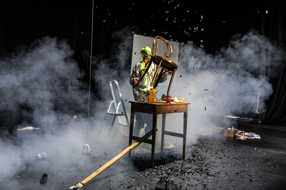 Goochelen met beelden, bordjes en boter